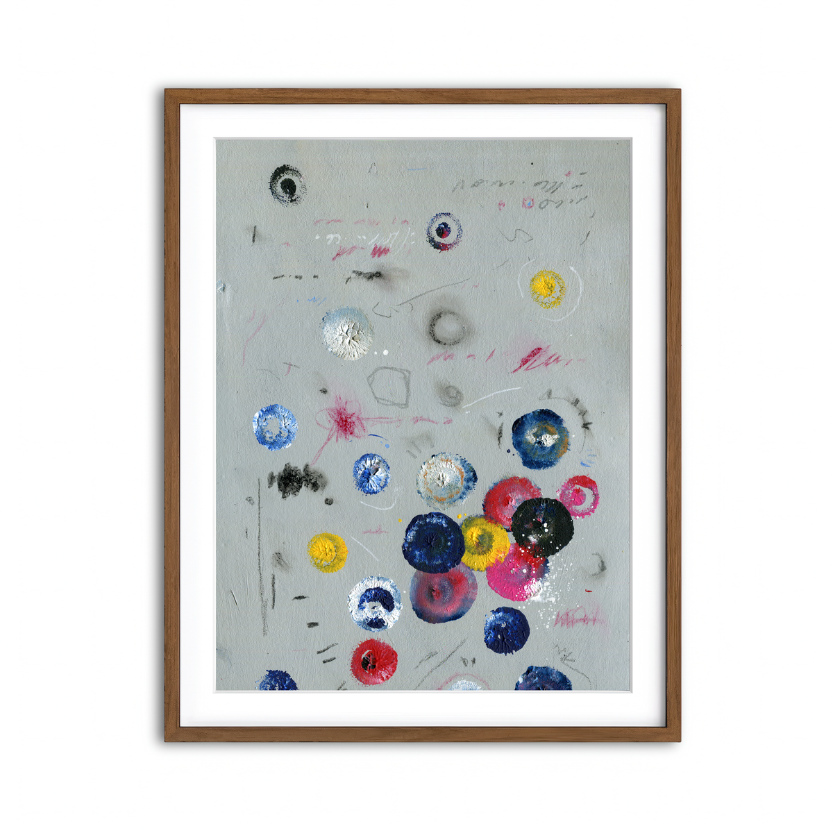 Framed Print 3x4 Walnut