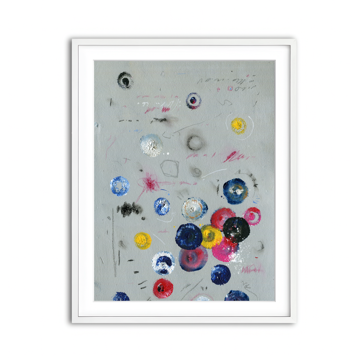 Framed Print 3x4 White