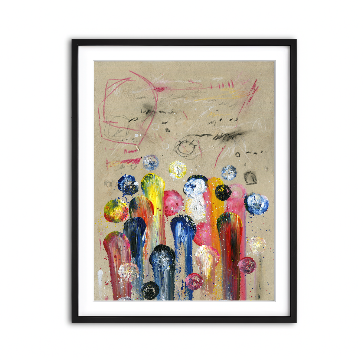 Framed Print 3x4 Black