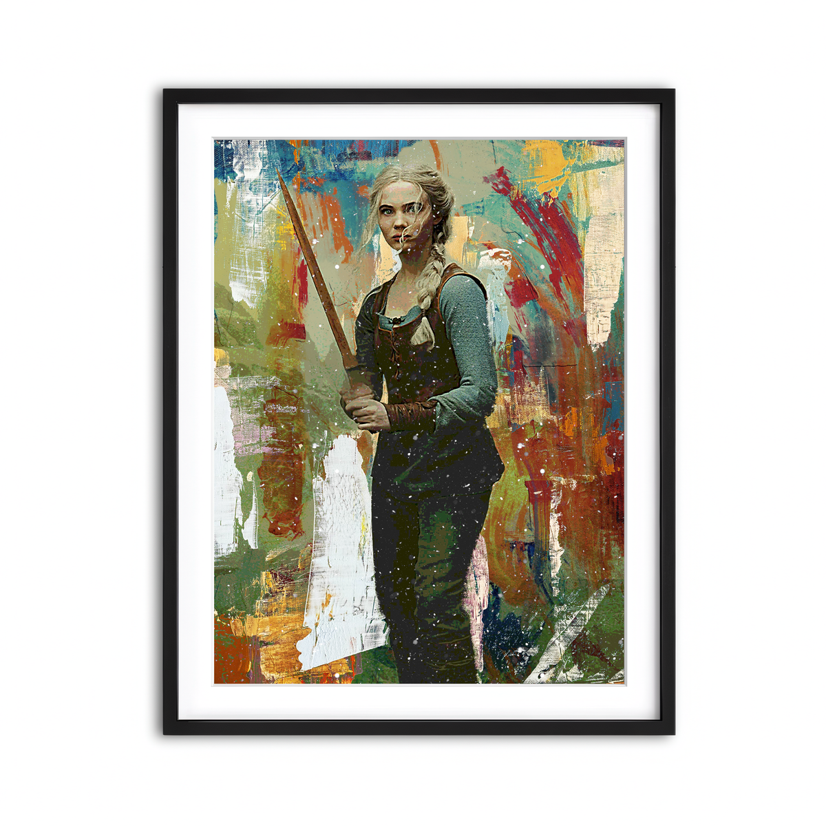 Framed Print 3x4 Black