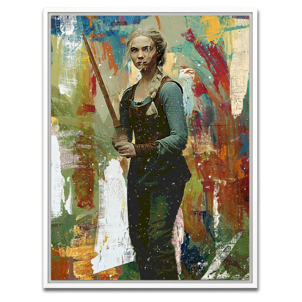 AUTO-MOCKUP WHITE | Ciri | 1 Piece | White Framed Canvas | group=3x4