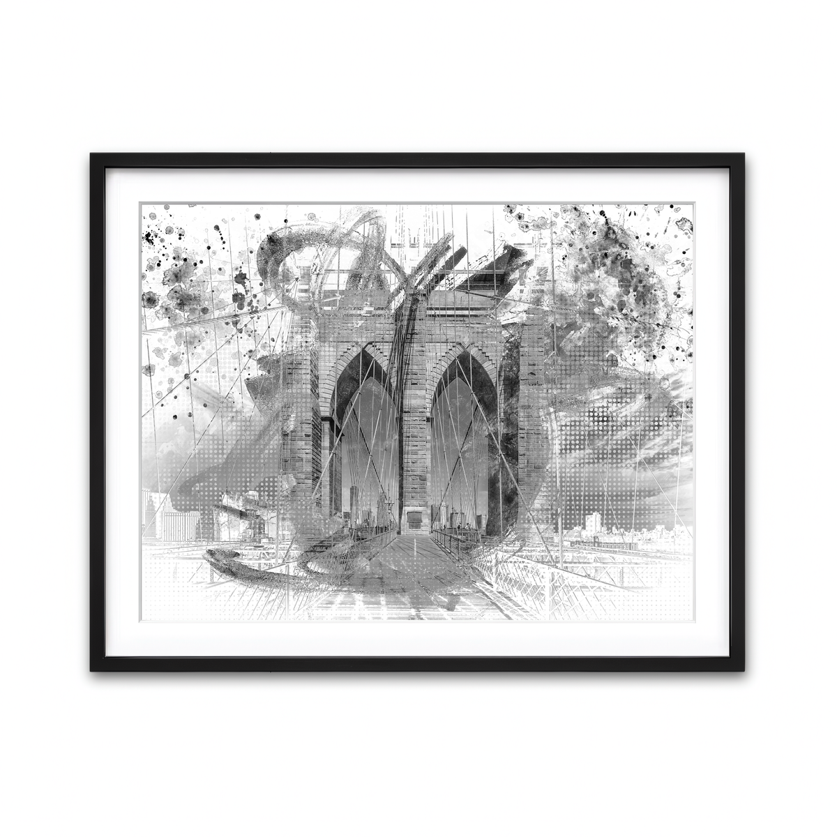 Framed Print 4x3 Black