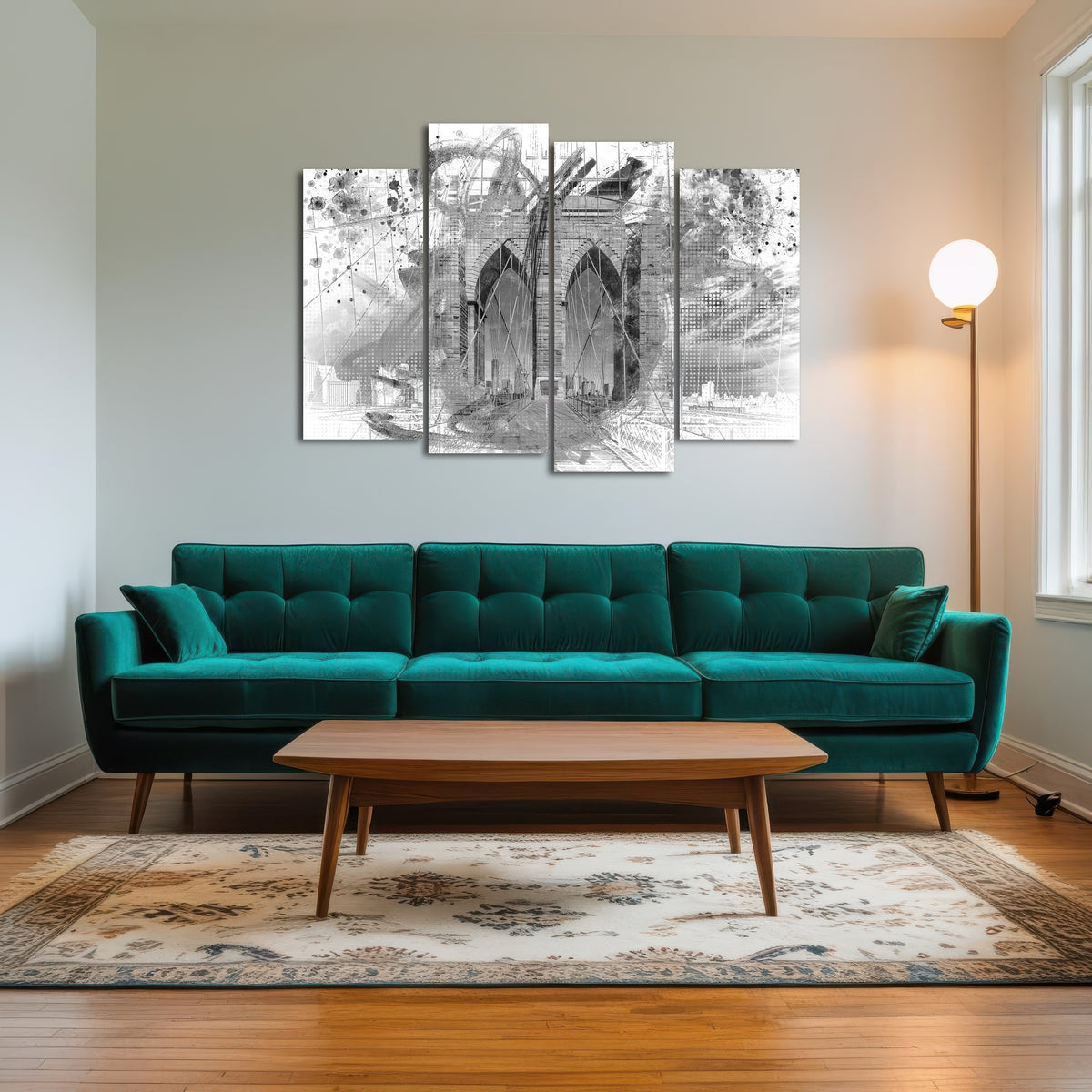 AUTO-MOCKUP ROOM | City Art Brooklyn Bridge