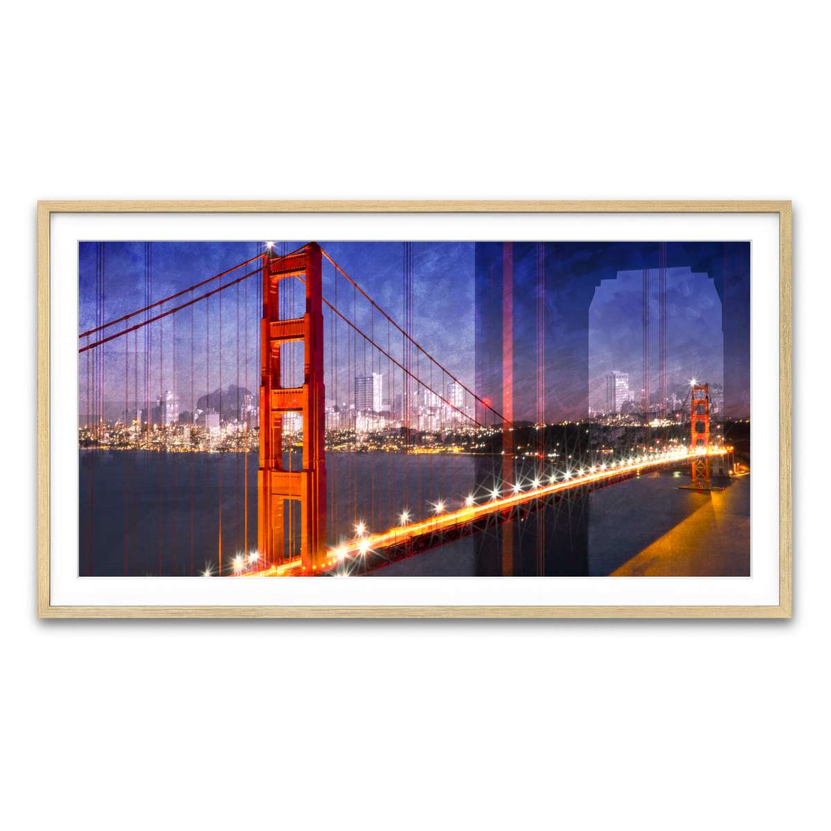 Framed Print 2x1 Natural
