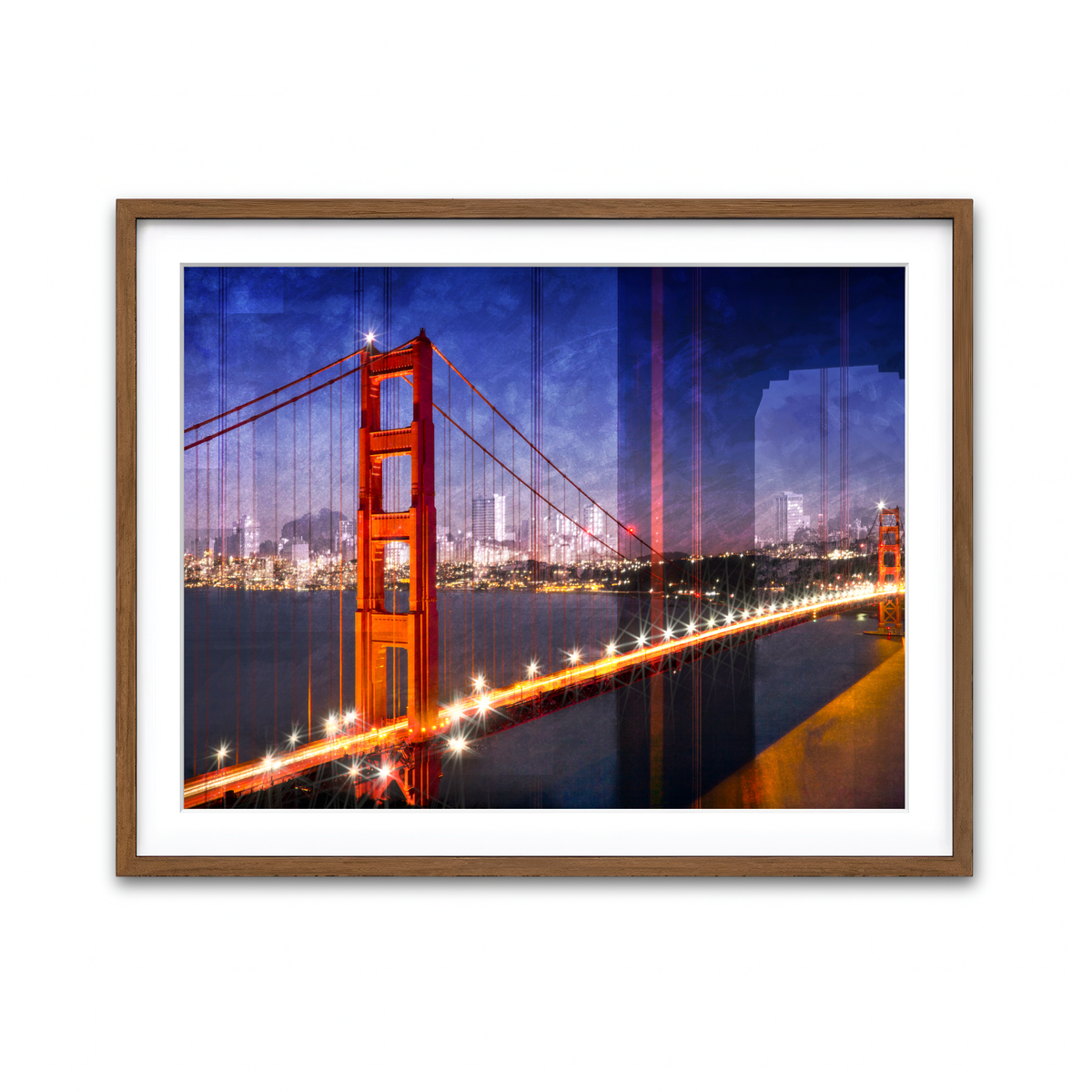 Framed Print 4x3 Walnut