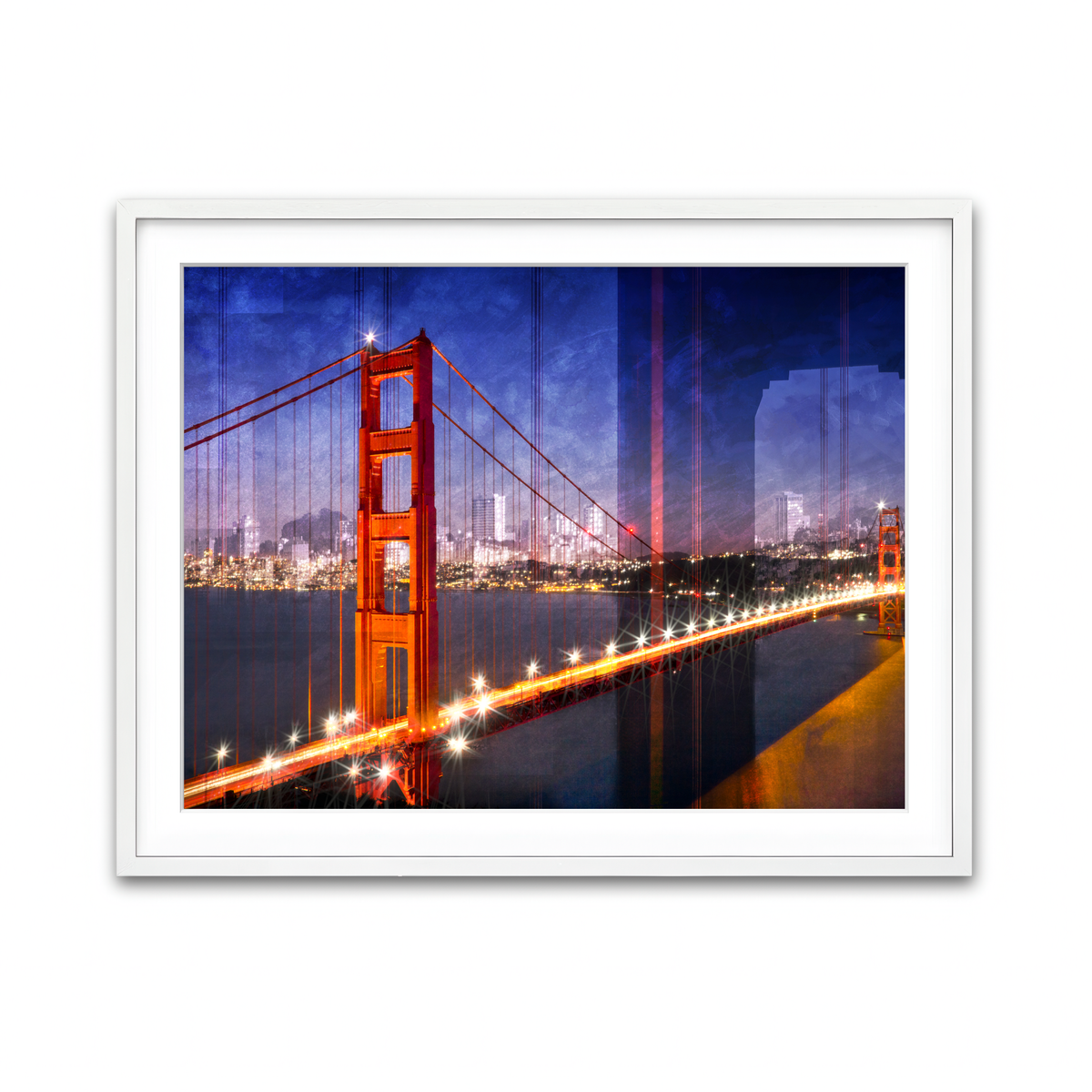 Framed Print 4x3 White