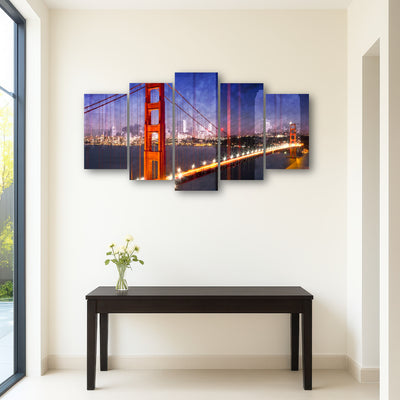AUTO-MOCKUP ROOM | City Art Golden Gate Bridge Composing