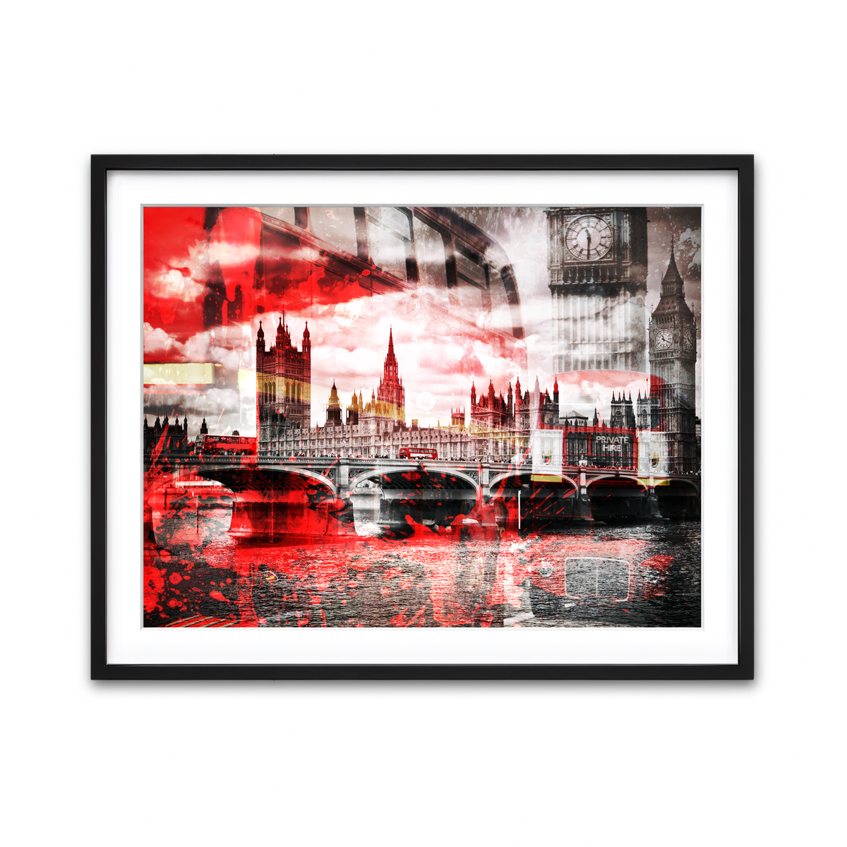 Framed Print 4x3 Black