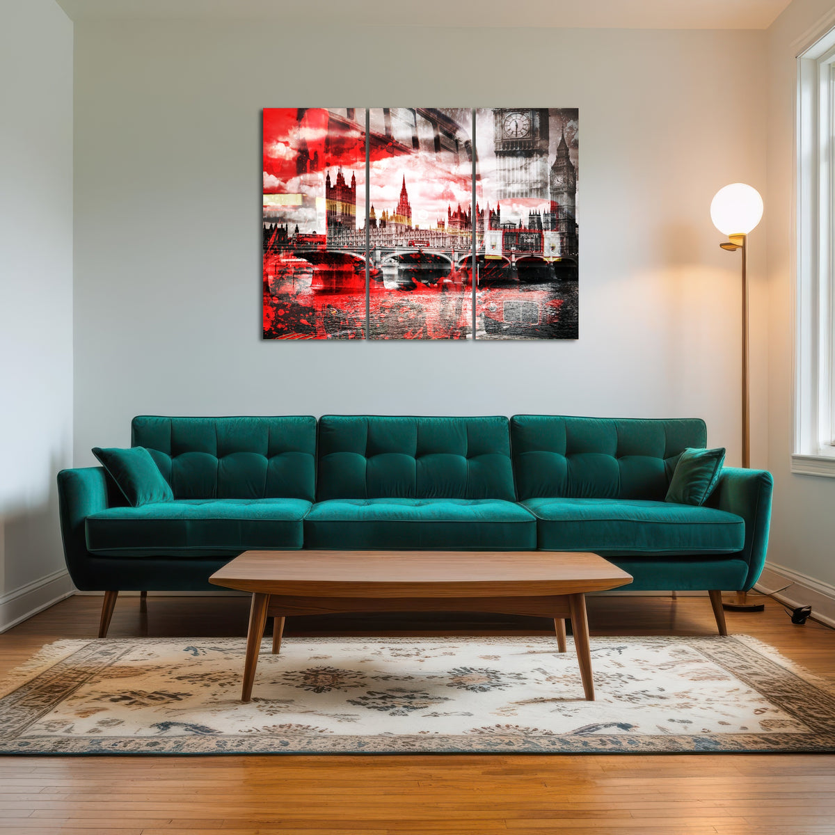 AUTO-MOCKUP ROOM | City Art LONDON Red Bus Composing