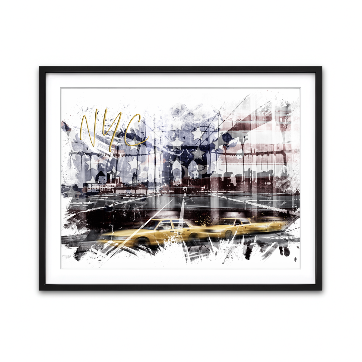 Framed Print 4x3 Black