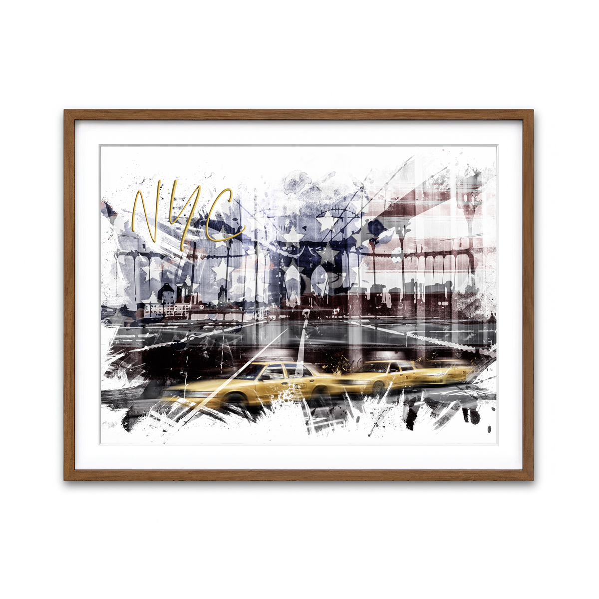 Framed Print 4x3 Walnut