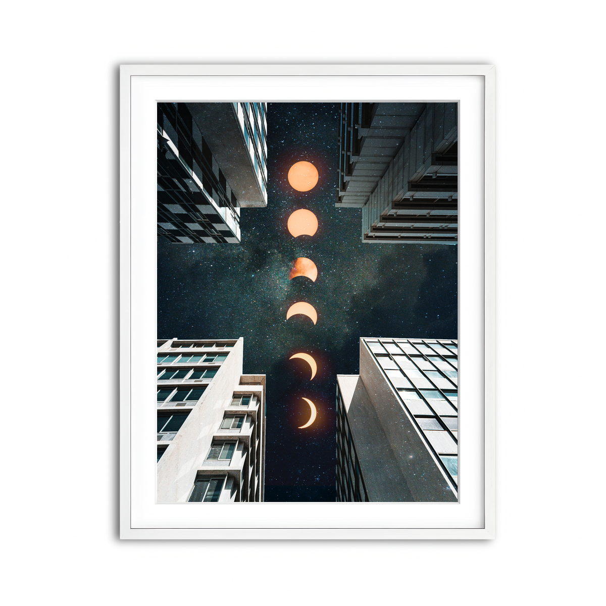 Framed Print 3x4 White