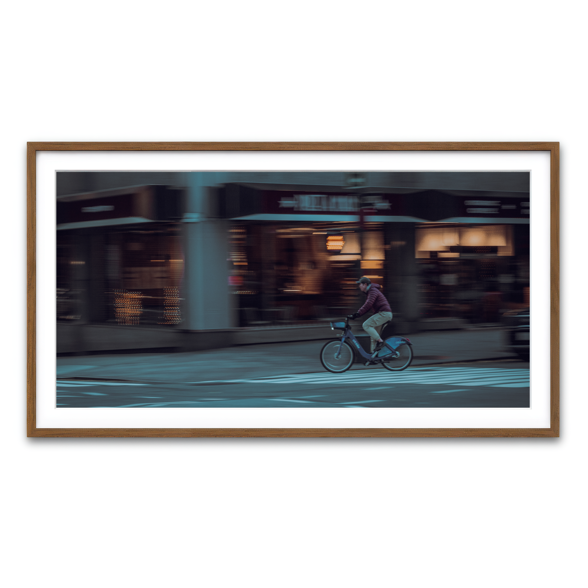 Framed Print 2x1 Walnut