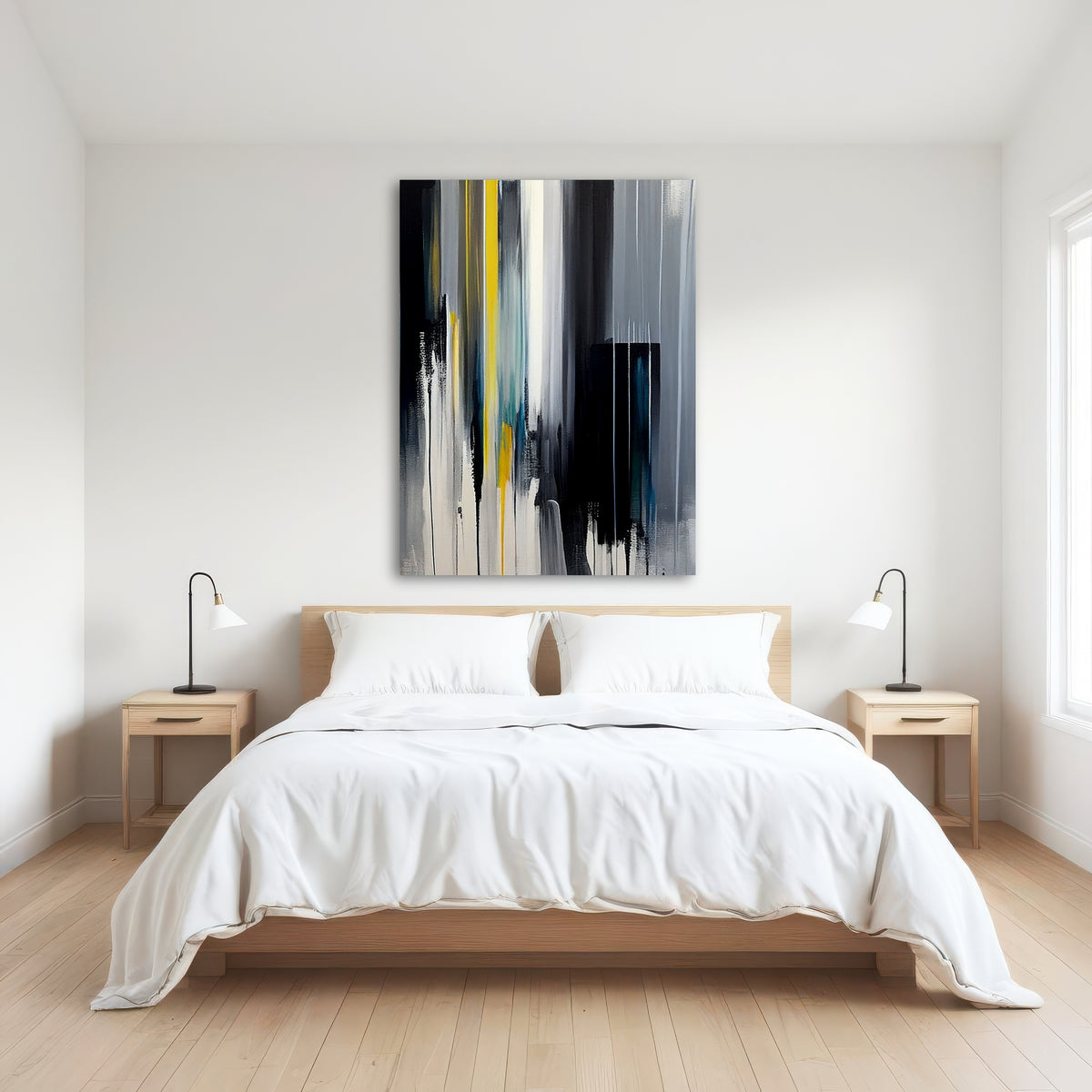 AUTO-MOCKUP ROOM | City Window on a Rainy Day