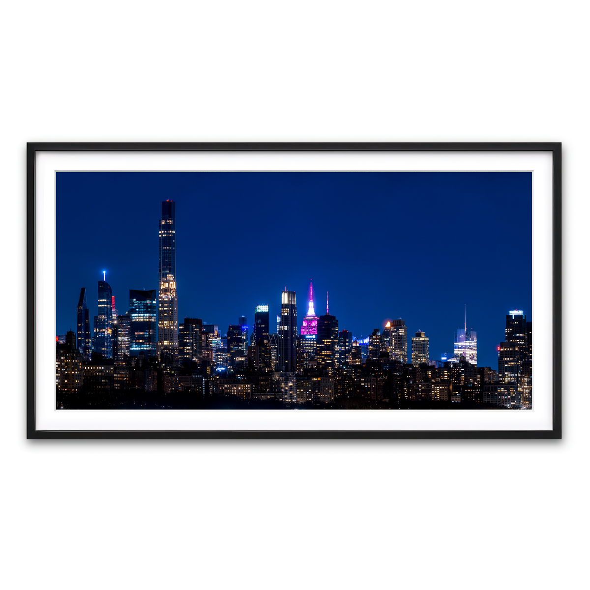 Framed Print 2x1 Black