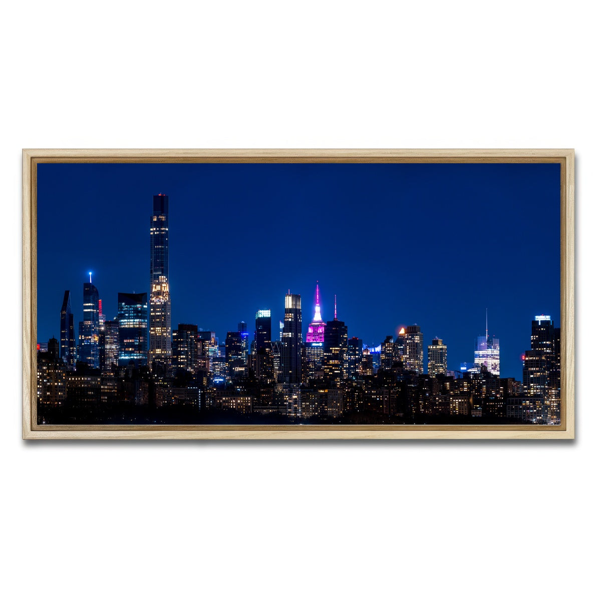 AUTO-MOCKUP WHITE | City in Love | 1 Piece | Natural Framed Canvas | group=2x1