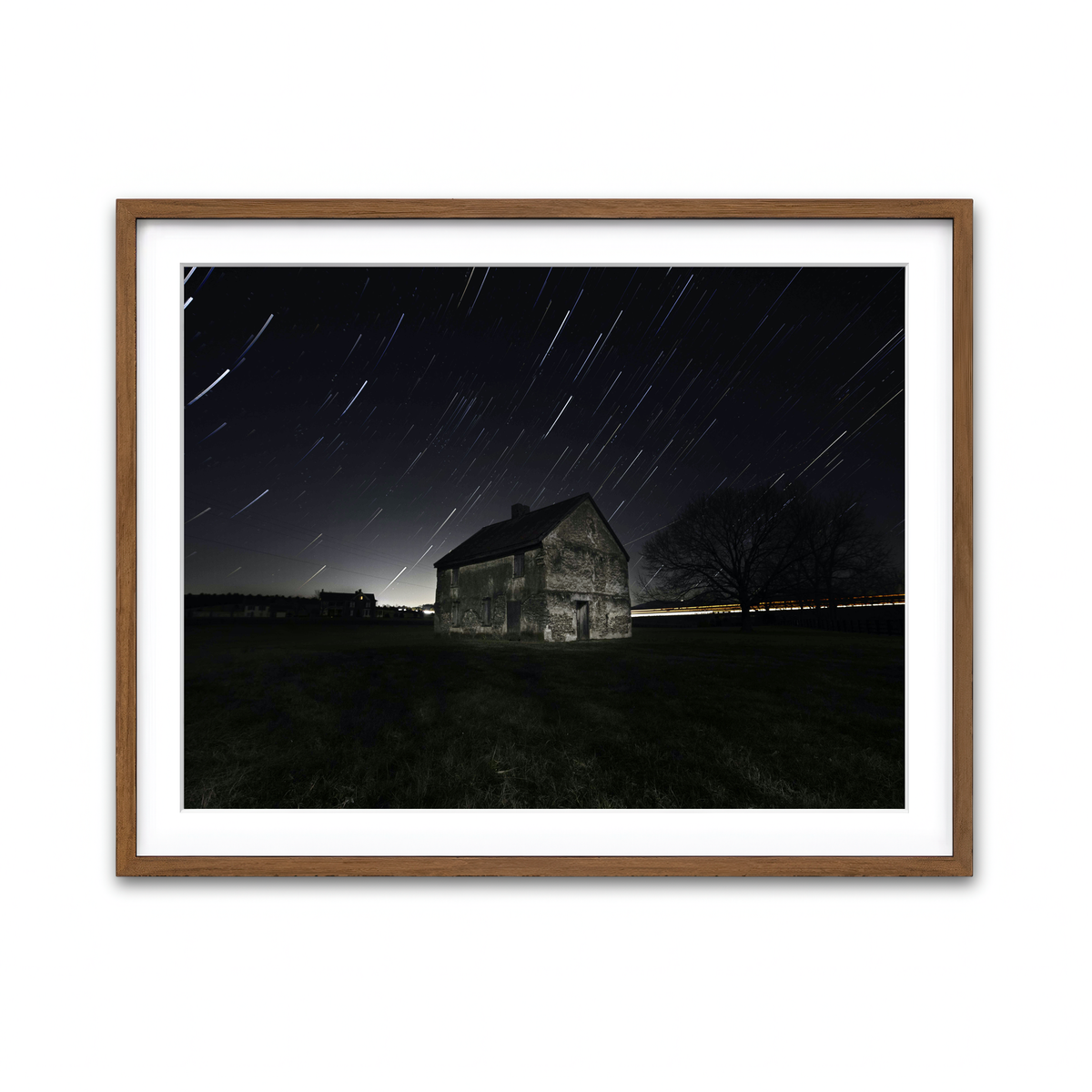 Framed Print 4x3 Walnut