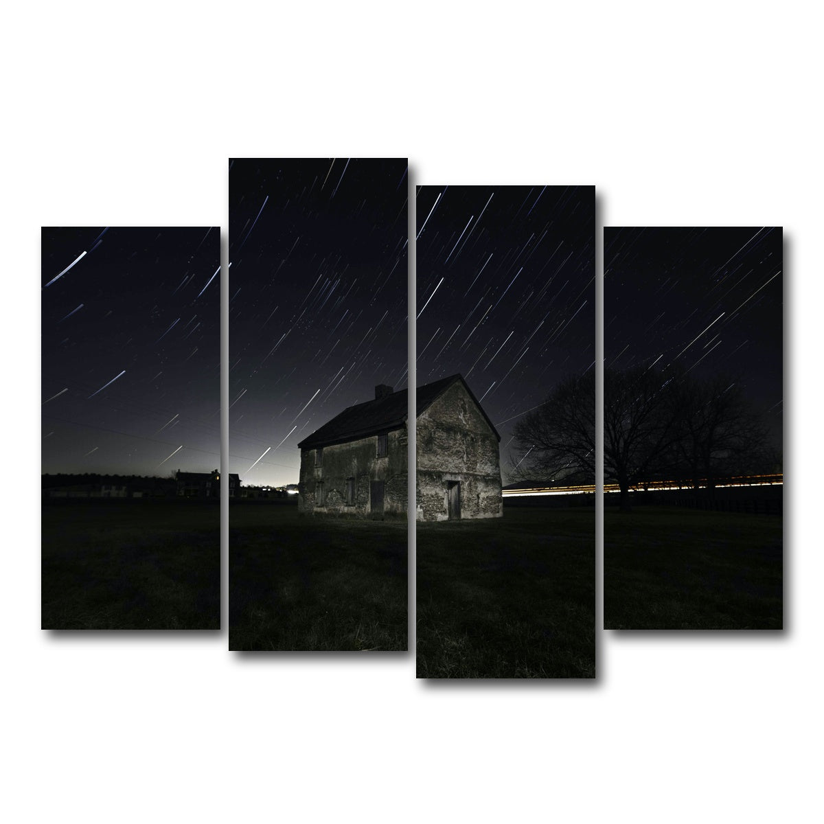 AUTO-MOCKUP WHITE | Civil War House | 4 Piece | Gallery Wrap Canvas | group=4_normal