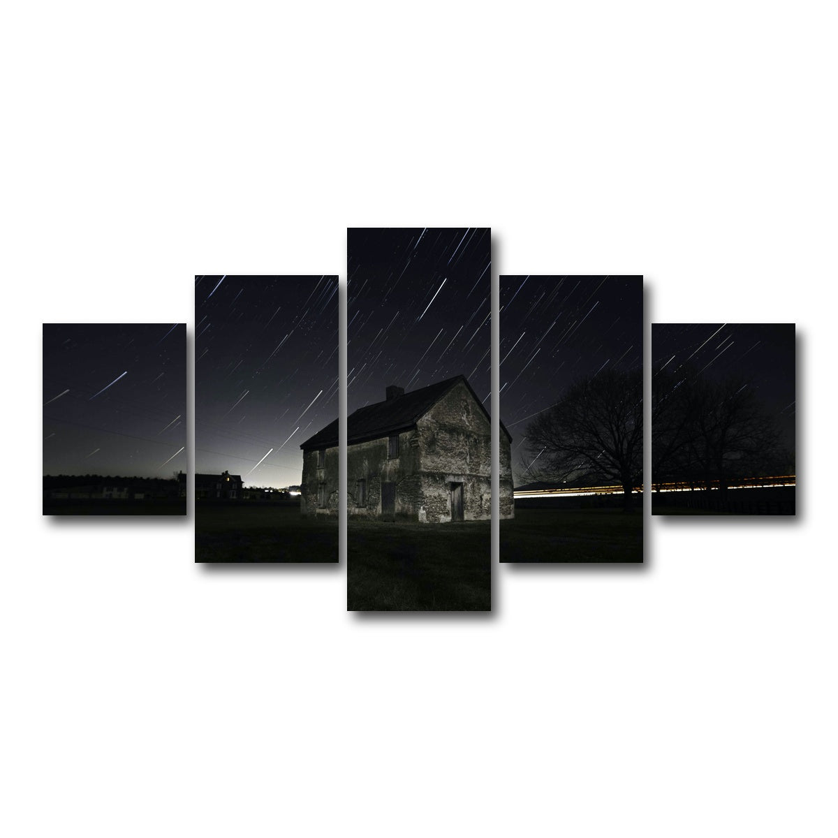 AUTO-MOCKUP WHITE | Civil War House | 5 Piece | Gallery Wrap Canvas | group=5_short