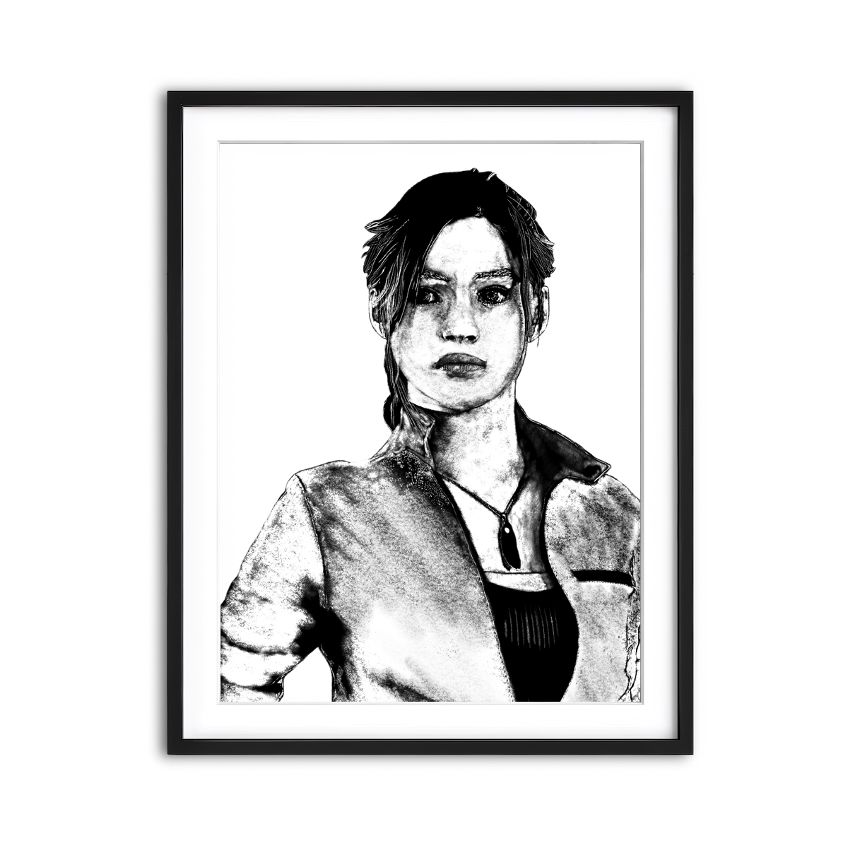 Framed Print 3x4 Black