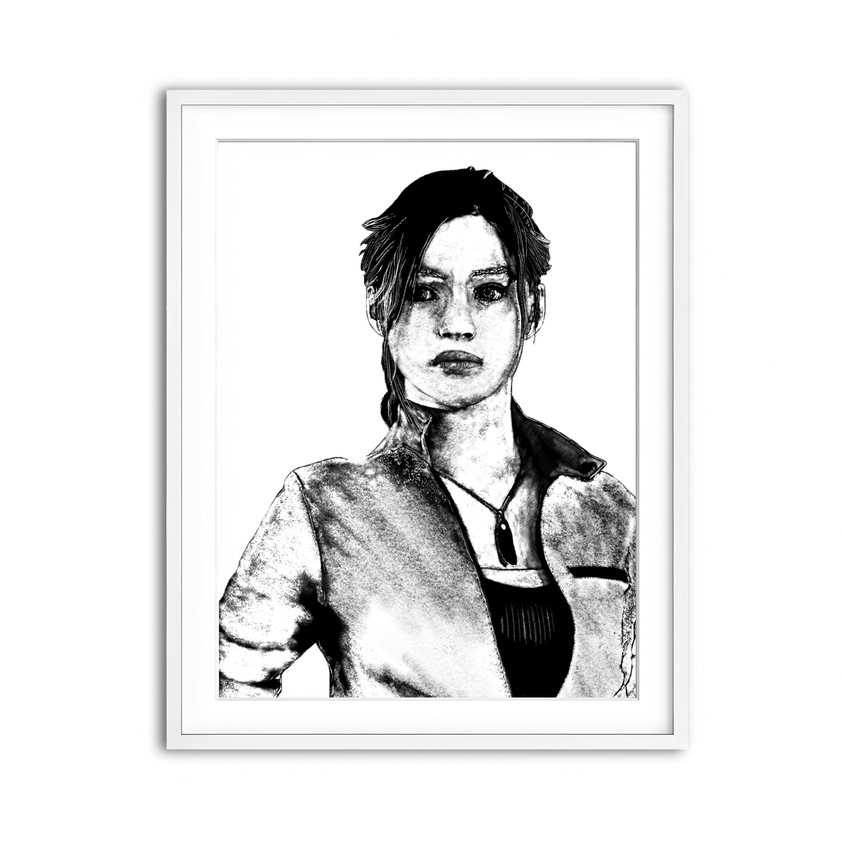 Framed Print 3x4 White