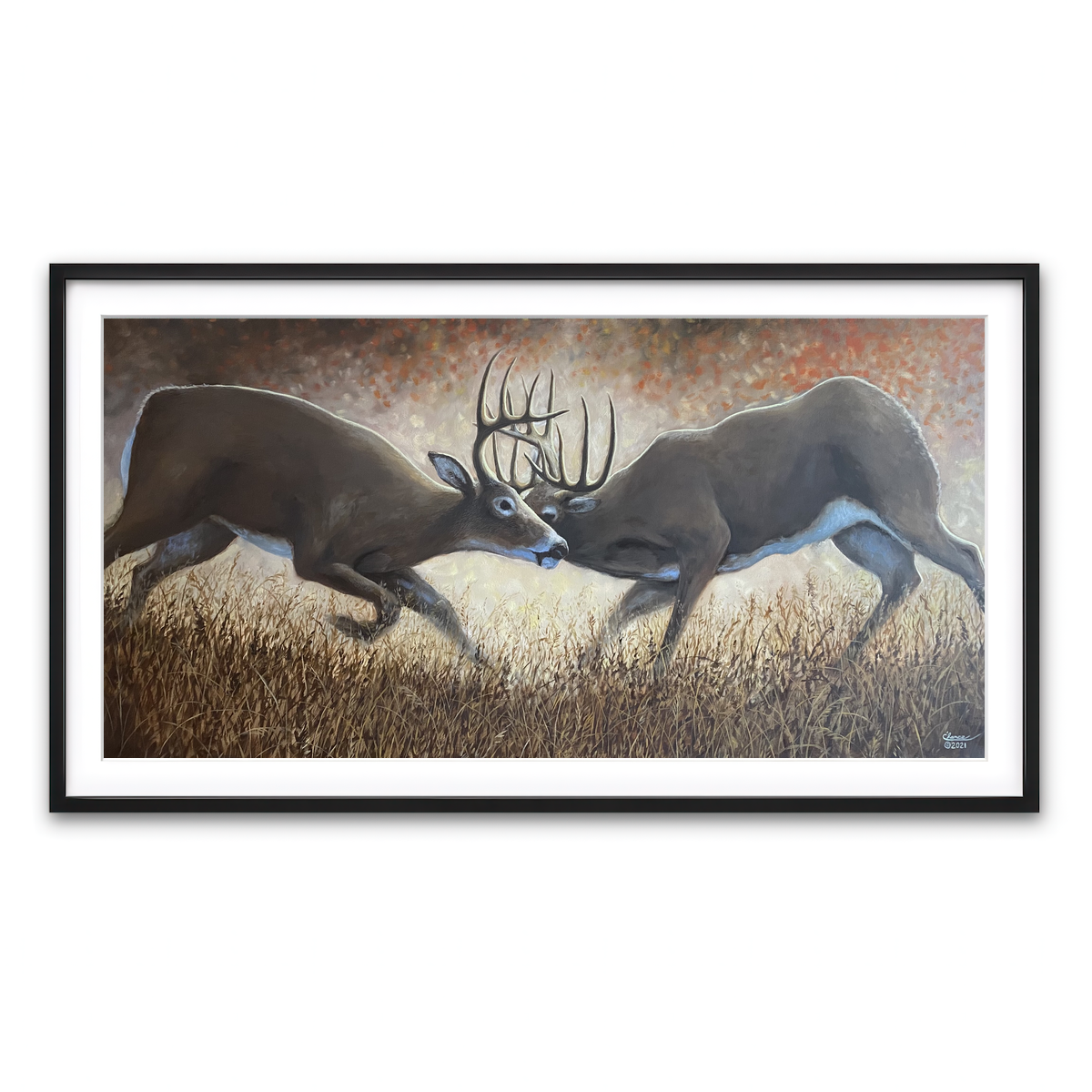 Framed Print 2x1 Black