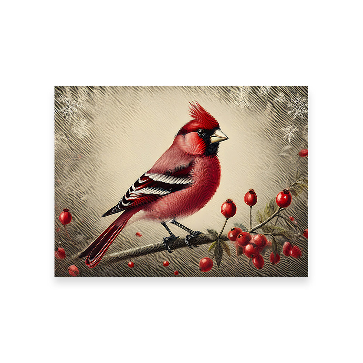 Classic Northern Cardinal Wall Art