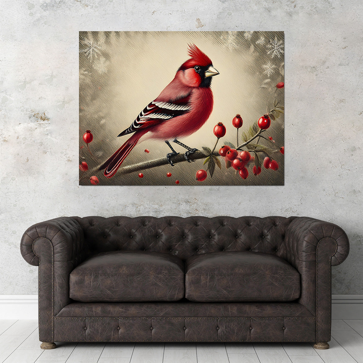 Classic Northern Cardinal Wall Art