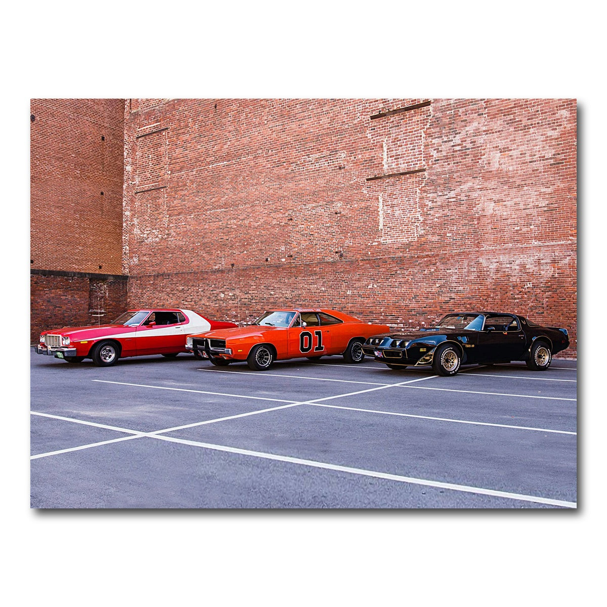 AUTO-MOCKUP WHITE | Classic Movie Cars | 1 Piece | Gallery Wrap Canvas | group=4x3