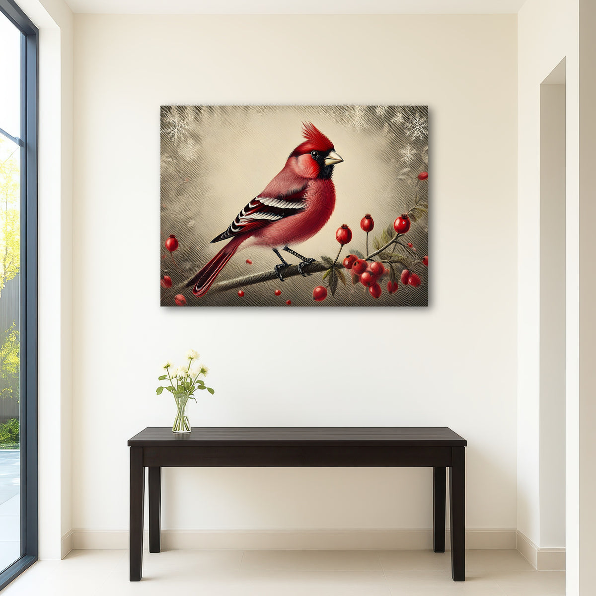 AUTO-MOCKUP ROOM | Classic Northern Cardinal
