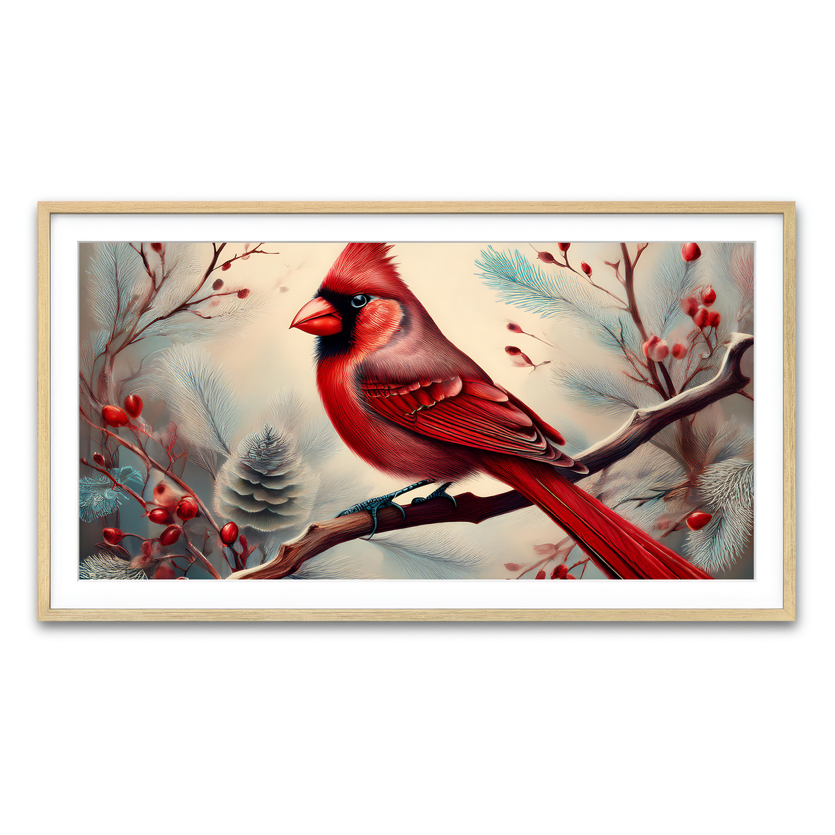 Framed Print 2x1 Natural