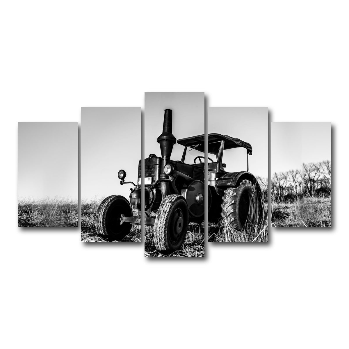 AUTO-MOCKUP WHITE | Classic Tractor | 5 Piece | Gallery Wrap Canvas | group=5_normal
