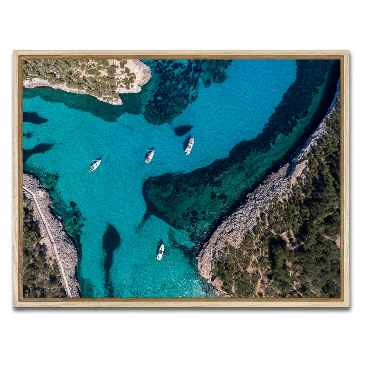 AUTO-MOCKUP WHITE | Clear Sailing | 1 Piece | Natural Framed Canvas | group=4x3