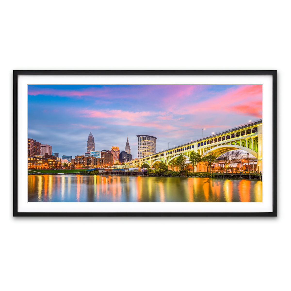 Framed Print 2x1 Black