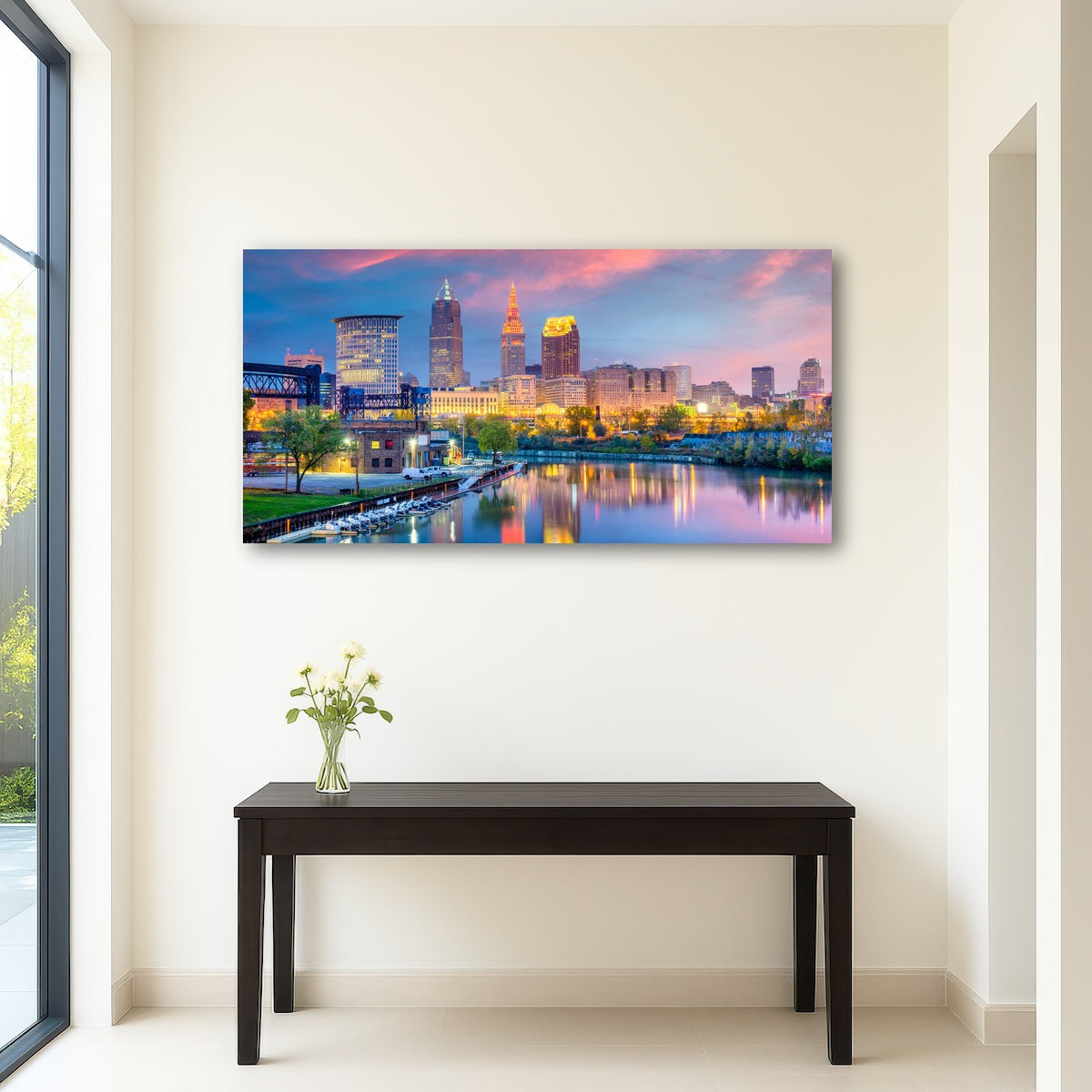 AUTO-MOCKUP ROOM | Cleveland Skyline