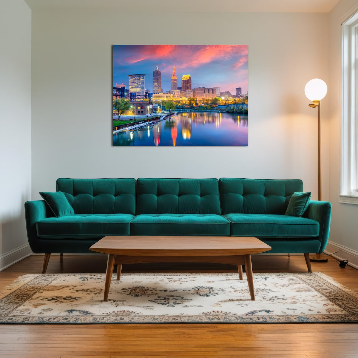 AUTO-MOCKUP ROOM | Cleveland Skyline