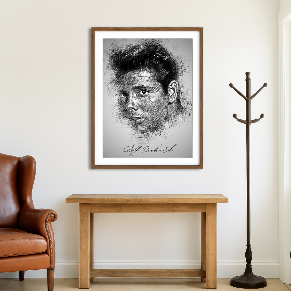 AUTO-MOCKUP ROOM | Cliff Richard Wall Art