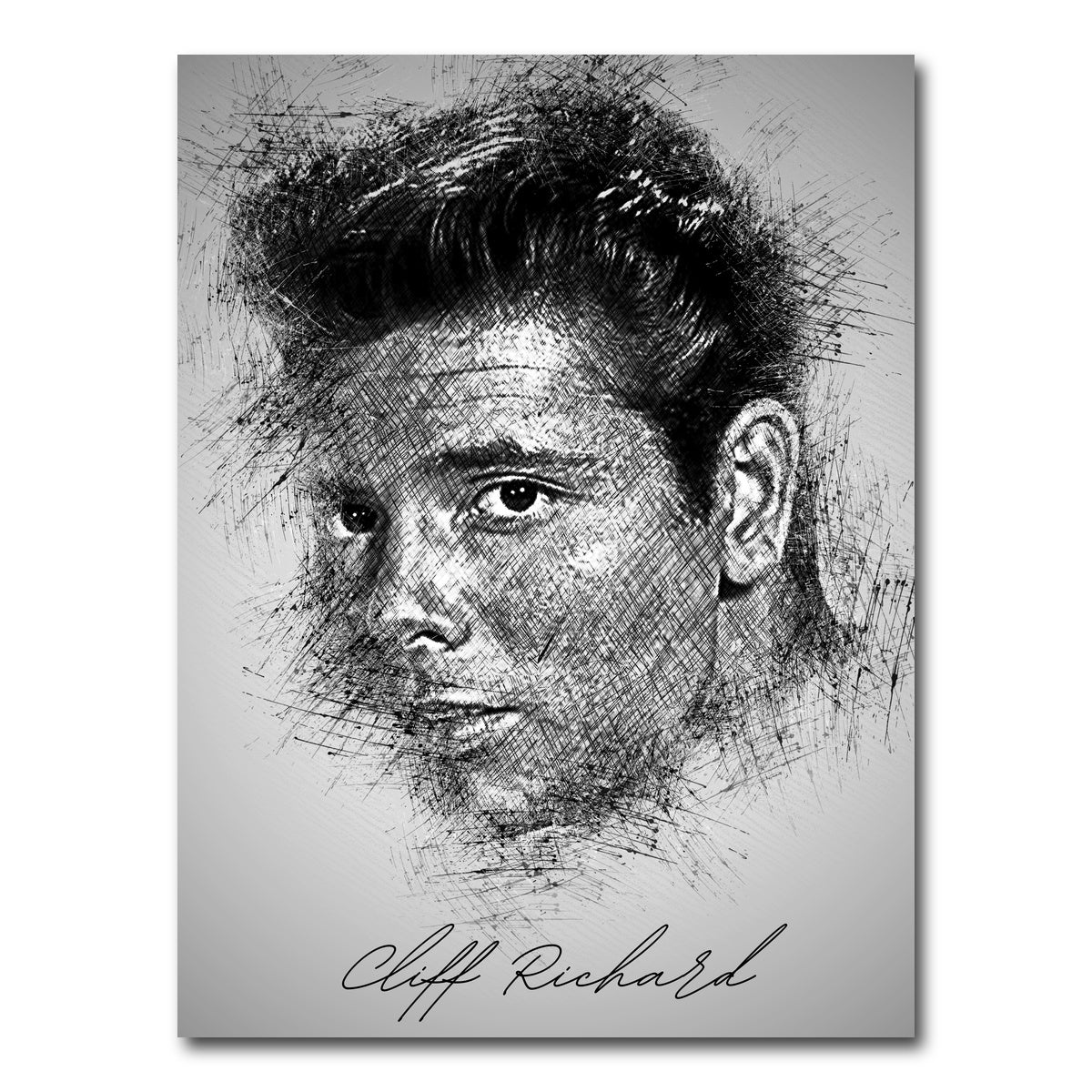 AUTO-MOCKUP WHITE | Cliff Richard | 1 Piece | Gallery Wrap Canvas | group=3x4