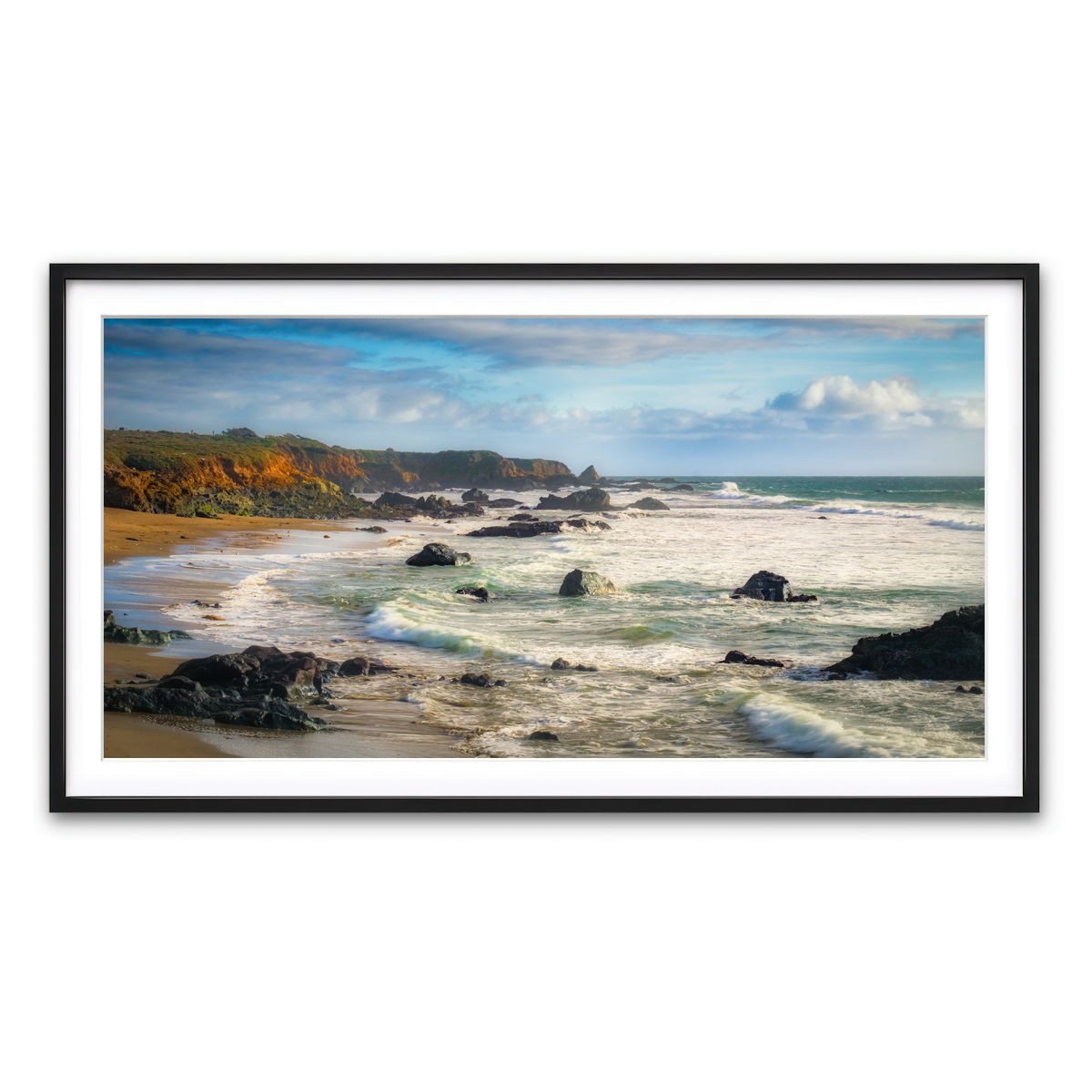 Framed Print 2x1 Black