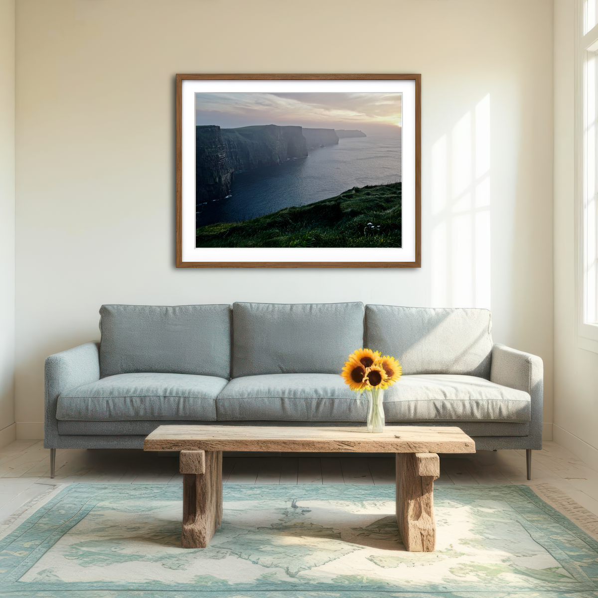 AUTO-MOCKUP ROOM | Cliffs of Moher Wall Art