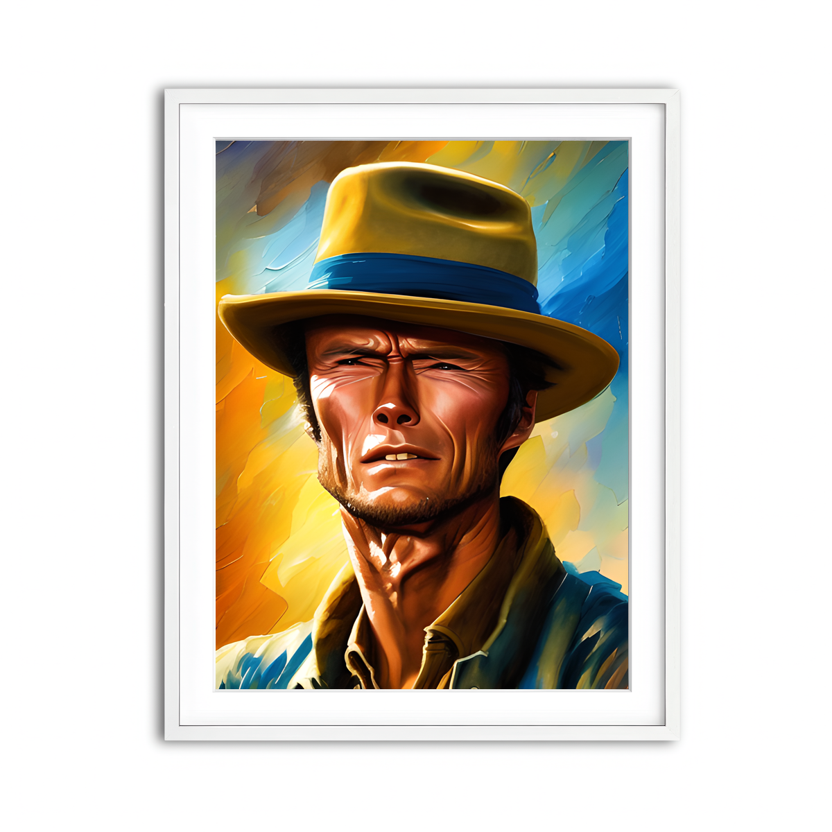 Framed Print 3x4 White