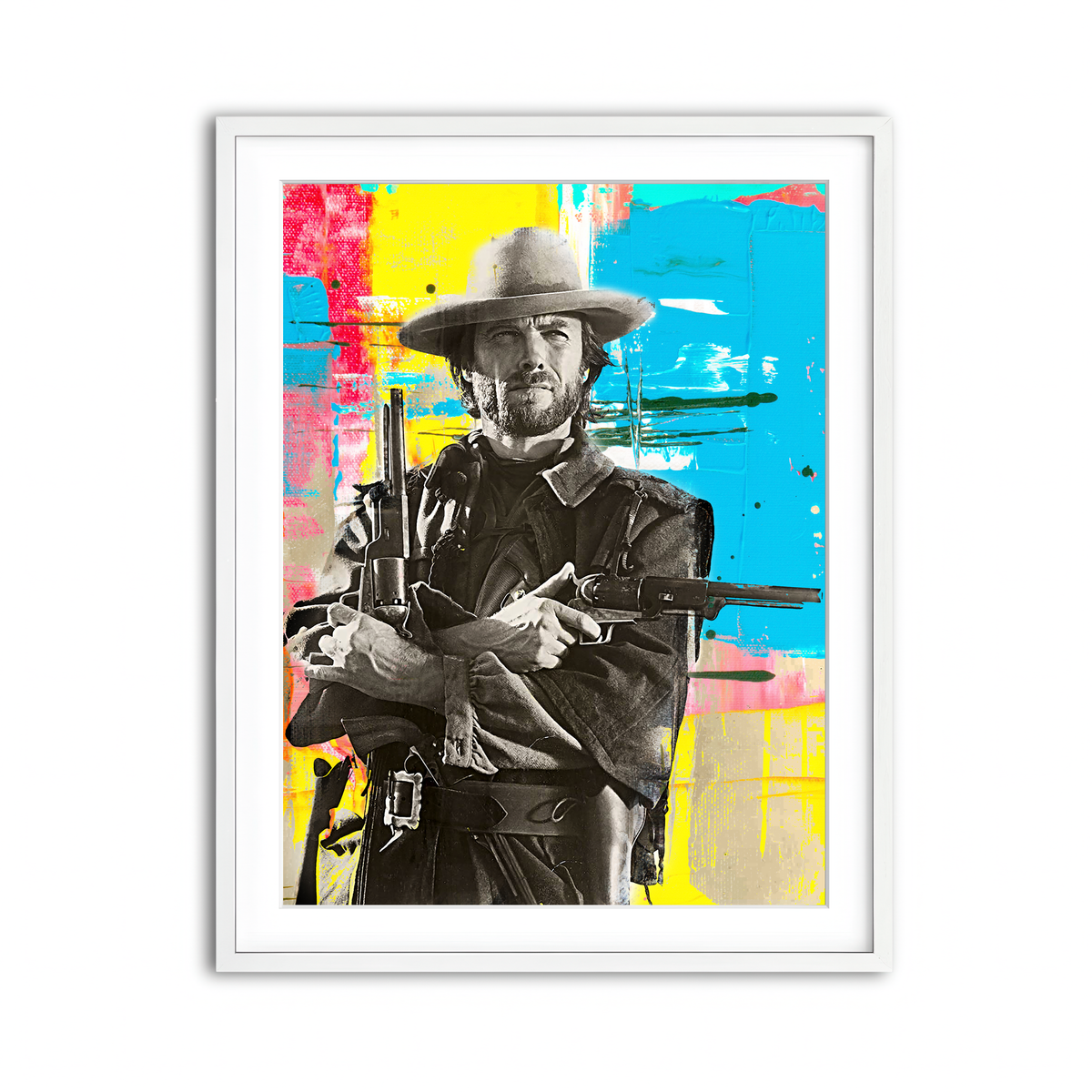 Framed Print 3x4 White