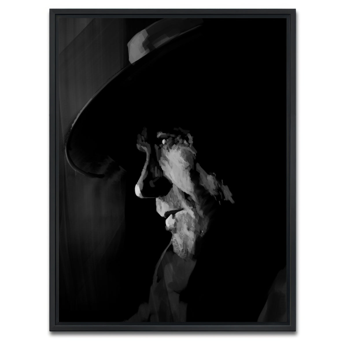 AUTO-MOCKUP WHITE | Clint | 1 Piece | Black Framed Canvas | group=3x4