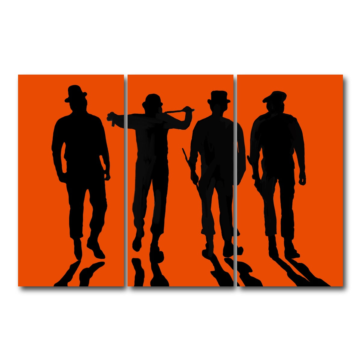 AUTO-MOCKUP WHITE | Clockwork Orange | 3 Piece | Gallery Wrap Canvas | group=12x24