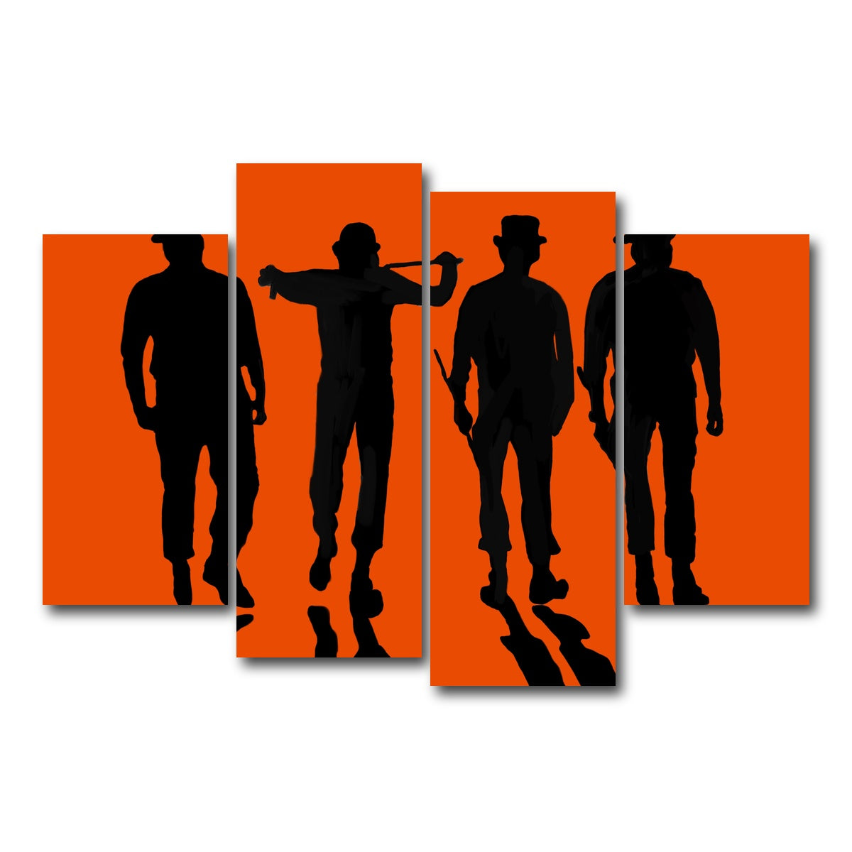 AUTO-MOCKUP WHITE | Clockwork Orange | 4 Piece | Gallery Wrap Canvas | group=4_short