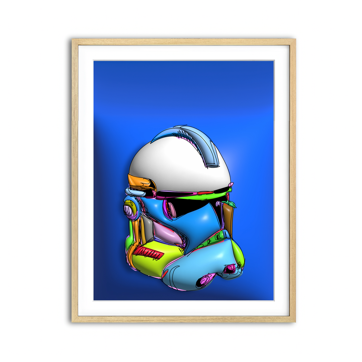 Framed Print 3x4 Natural