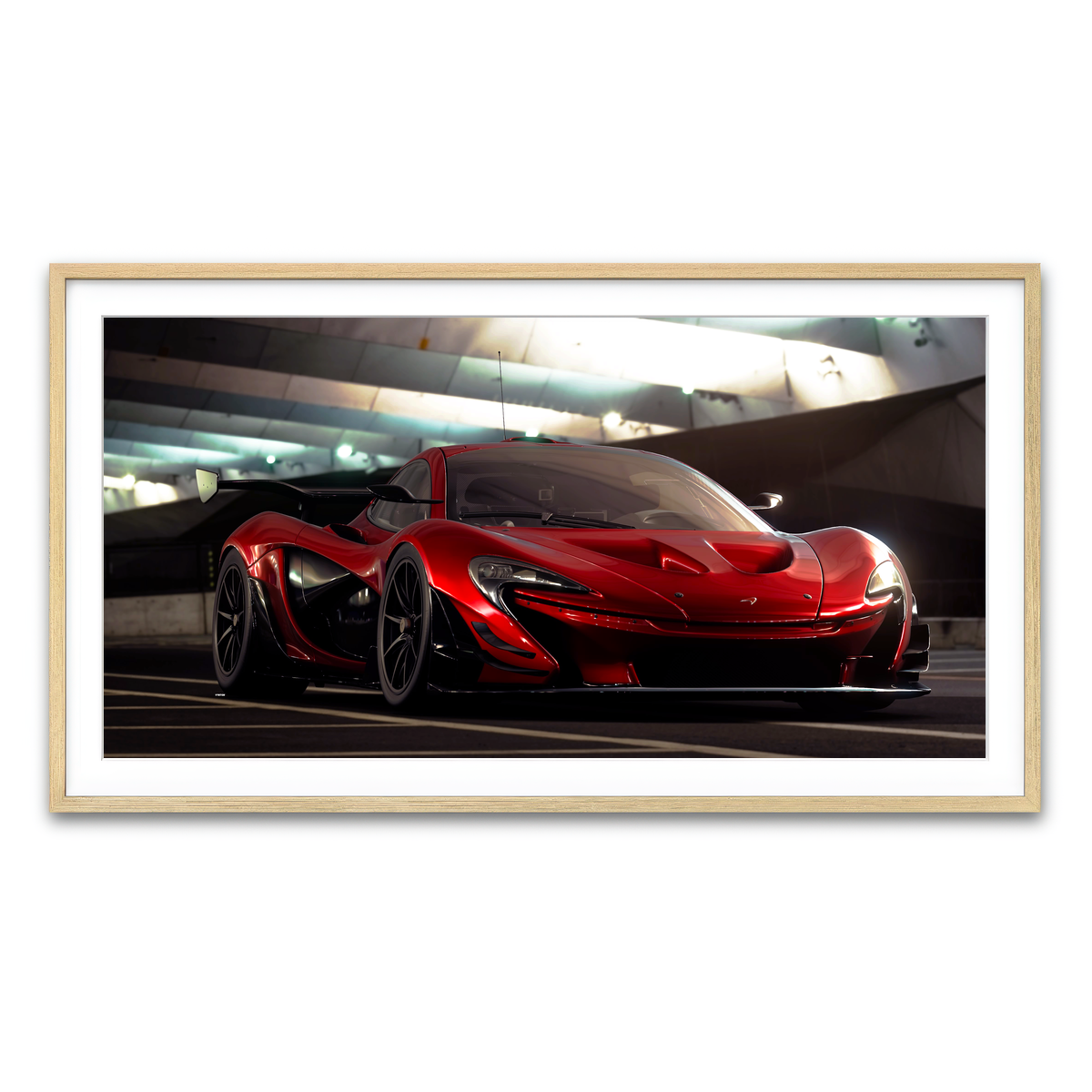 Framed Print 2x1 Natural