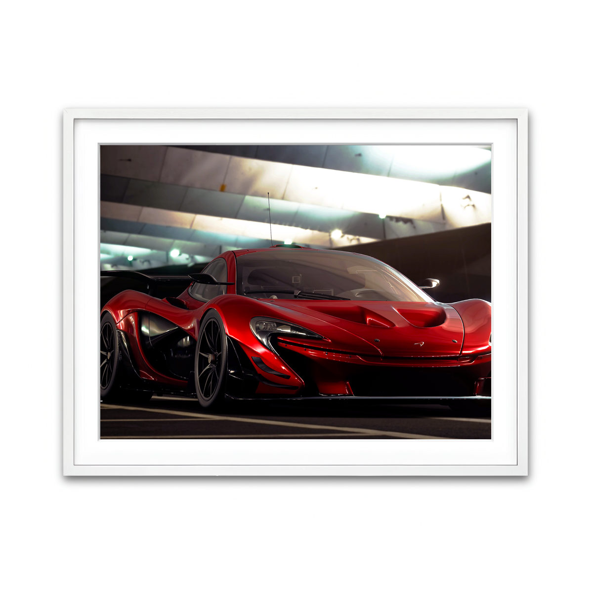 Framed Print 4x3 White