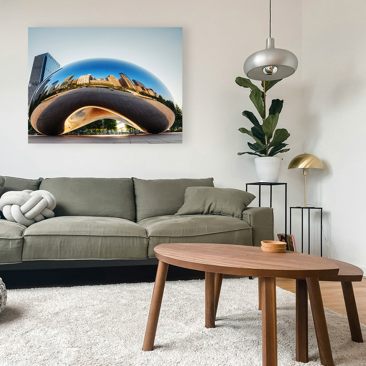 Cloud Gate Wall Art