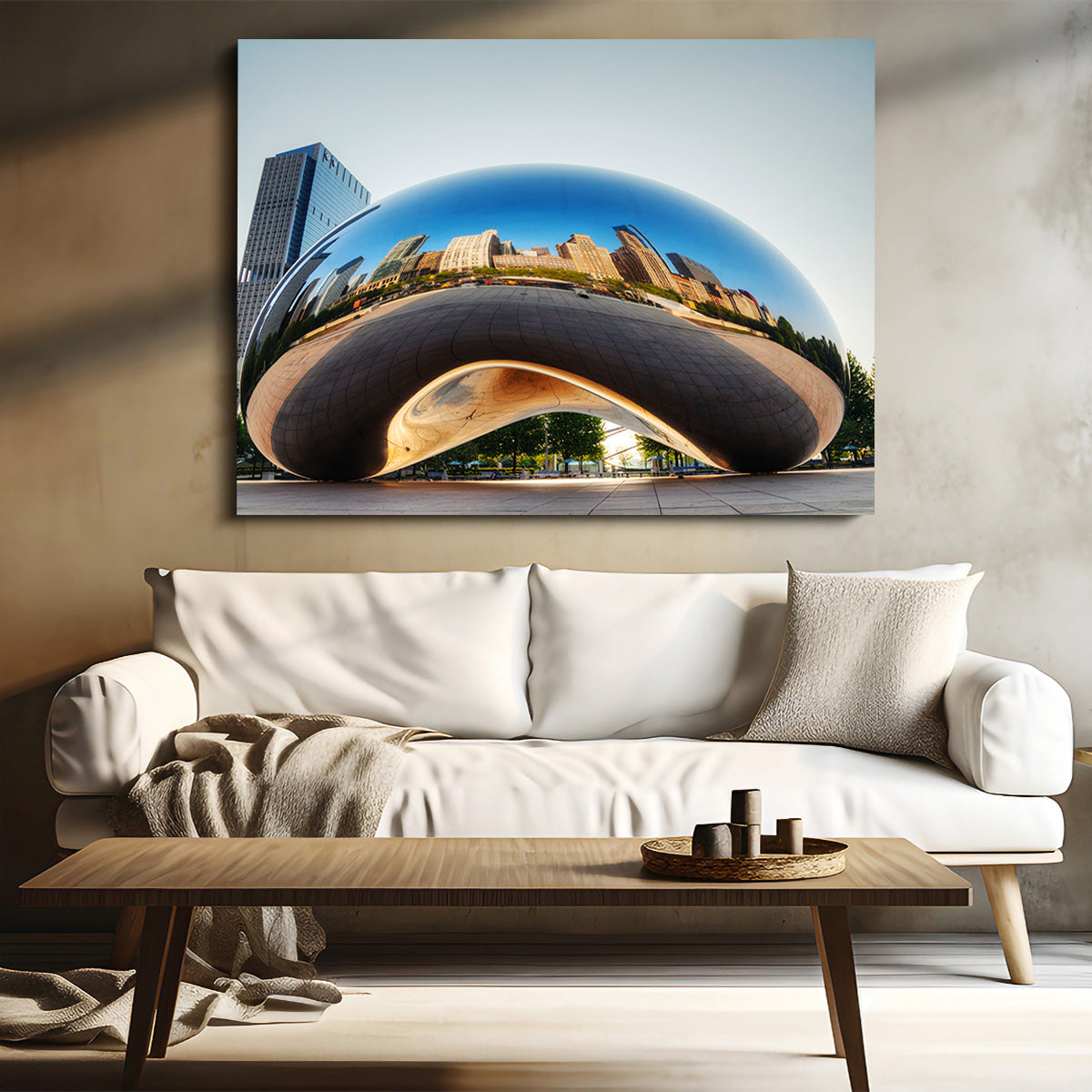 Cloud Gate Wall Art